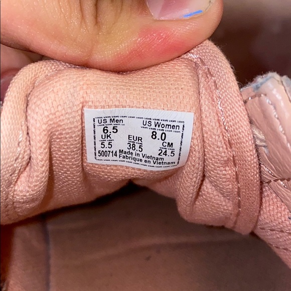 BABY PINK OLD SKOOL VANS - Picture 4 of 6